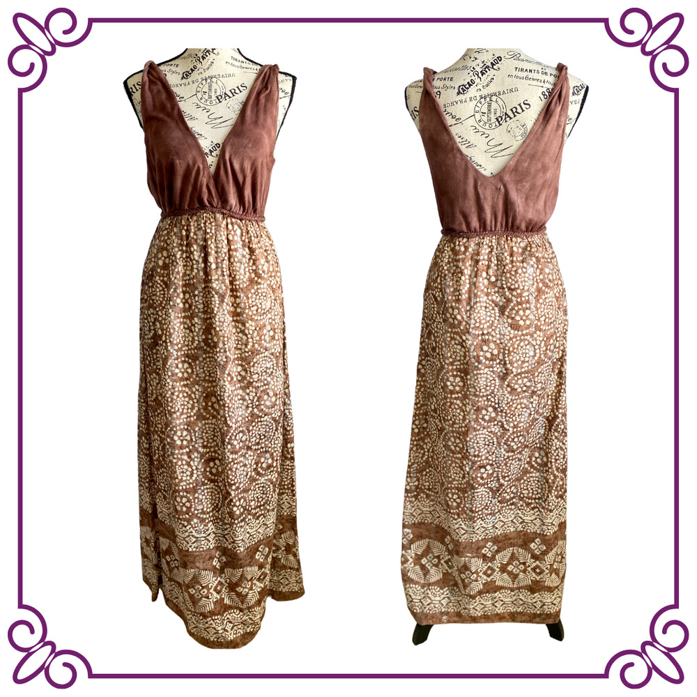 Lucky Brand Sleeveless Maxi Dress